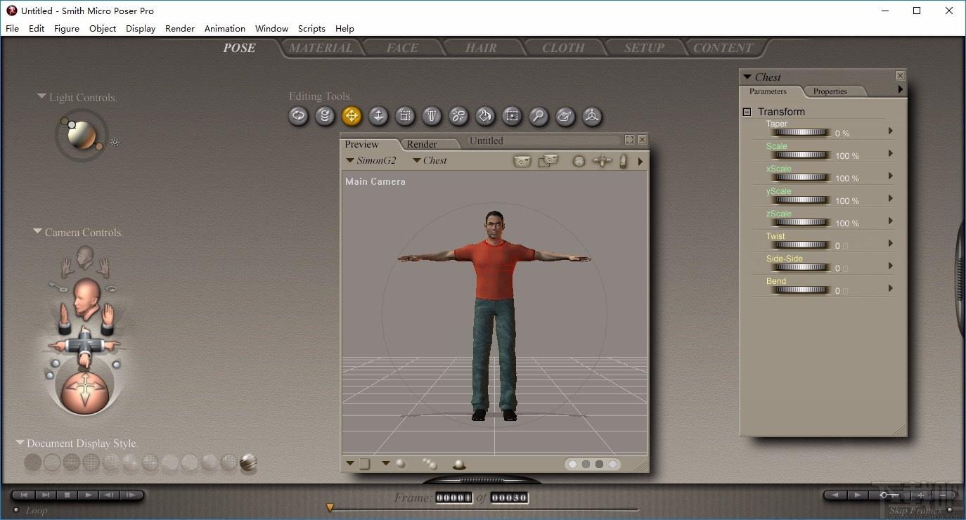 Poser pro 7下载,Poser,动画制作,3d建模